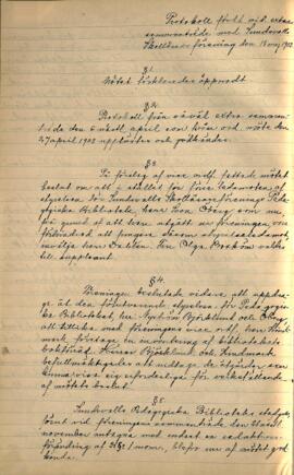 Protokoll 1903-05-15