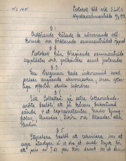 Styrelseprotokoll 1943-03-06