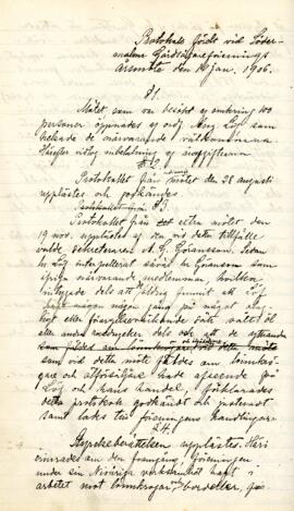 Årsmötesprotokoll 1906-01-10