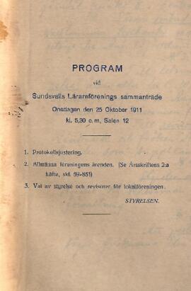 Protokoll 1910-11-25