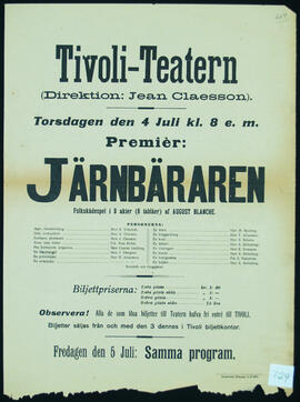 Affisch nr 0729, teater