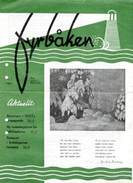 Distriktstidning, Fyrbåken Nr 1, 1943