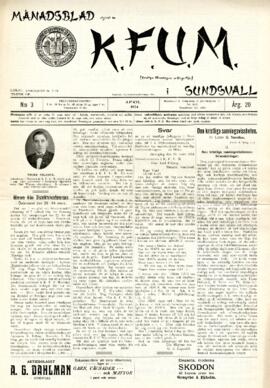 Månadsblad, K.F.U.M i Sundsvall, Nr 3, 1924