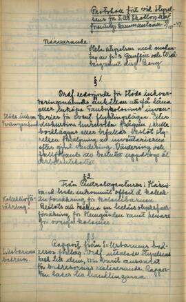 Styrelseprotokoll 1944-10-03