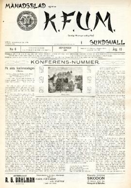 Månadsblad, K.F.U.M i Sundsvall, Nr 6, 1919
