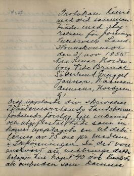 Styrelseprotokoll 1935-11-21