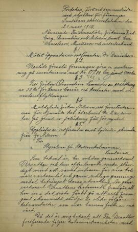 Styrelseprotokoll 1912-03-20