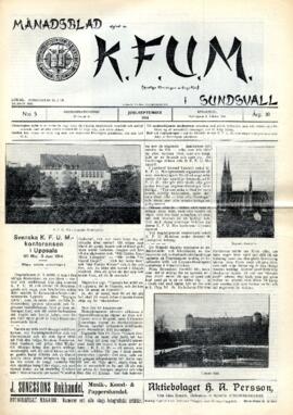 Månadsblad, K.F.U.M i Sundsvall, Nr 5, 1914