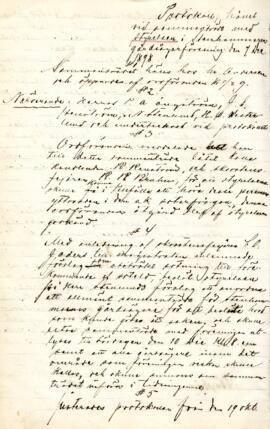 Styrelseprotokoll 1898-12-07