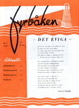 Distriktstidning, Fyrbåken Nr 5, 1945