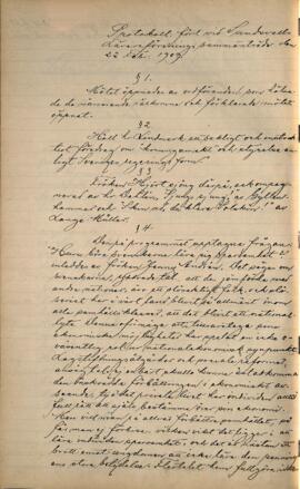 Protokoll 1909-02-22