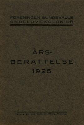 Års- och revisionsberättelse 1925