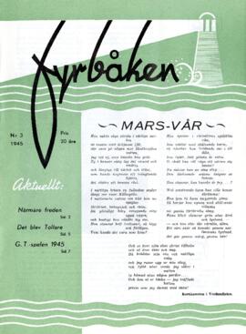 Distriktstidning, Fyrbåken Nr 3, 1945