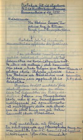Styrelseprotokoll 1944-10-23
