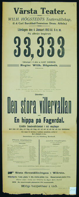 Affisch nr 2404, teater