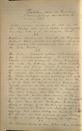 Protokoll 1893-03-03