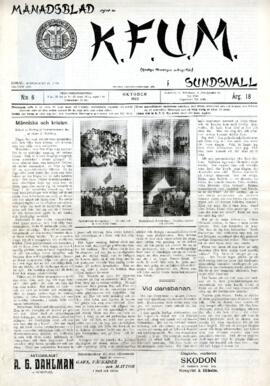 Månadsblad, K.F.U.M i Sundsvall, Nr 6, 1922
