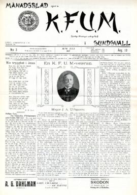 Månadsblad, K.F.U.M i Sundsvall, Nr 3, 1917