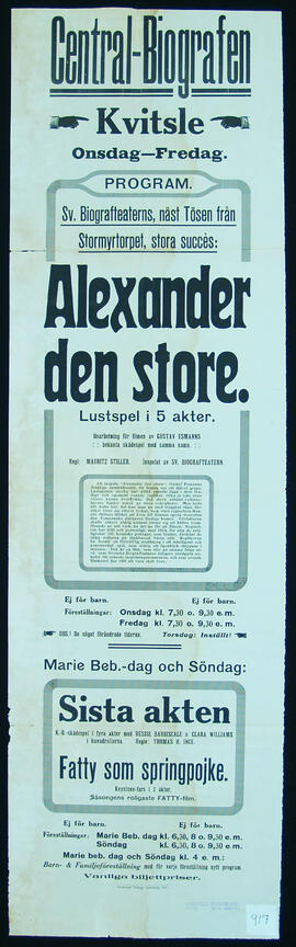 Affisch nr 0917, film