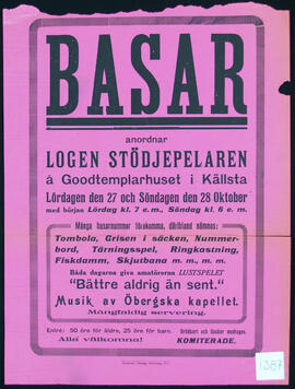 Affisch nr 1387, basar