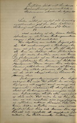 Protokoll 1891-01-30