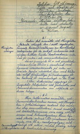 Styrelseprotokoll 1946-10-21