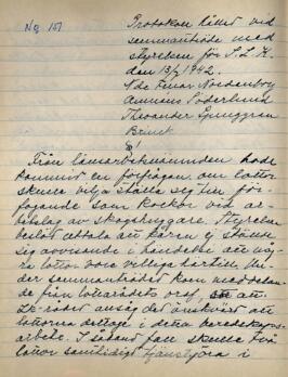 Styrelseprotokoll 1942-07-13