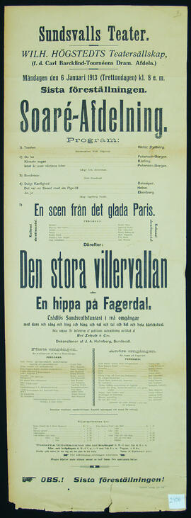 Affisch nr 2406, teater