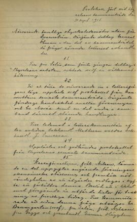 Styrelseprotokoll 1918-09-30