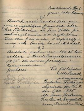 Styrelseprotokoll 1935-02-01