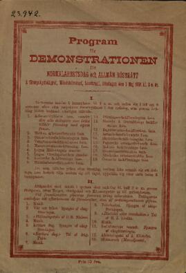 Program 1891-05-03