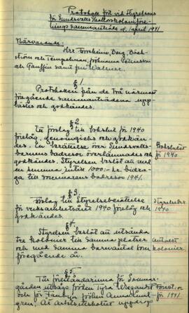 Styrelseprotokoll 1941-04-01
