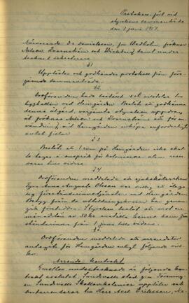 Styrelseprotokoll 1917-06-01