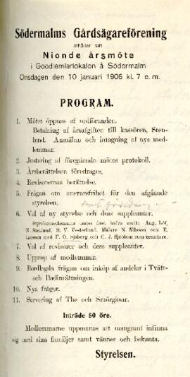 Årsmötesprotokoll 1906-01-10, bilaga 1
