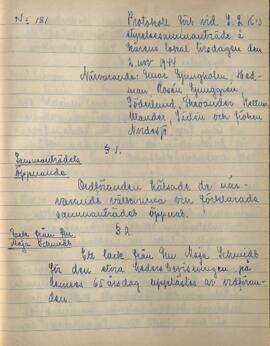 Styrelseprotokoll 1944-11-02