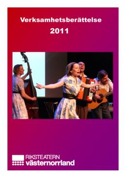 Verksamhetsberättelse 2011