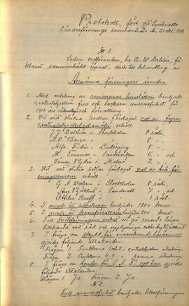 Protokoll 1914-10-21