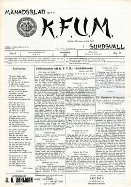 Månadsblad, K.F.U.M i Sundsvall, Nr 6, 1916