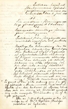 Sammanträdesprotokoll 1898-07-02