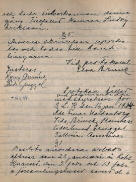 Styrelseprotokoll 1934-01-16
