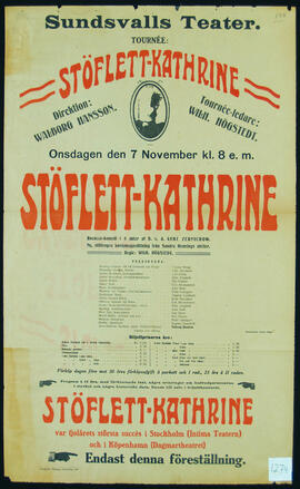 Affisch nr 1274, teater