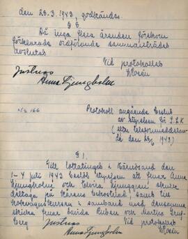 Styrelseprotokoll 1943-06-28