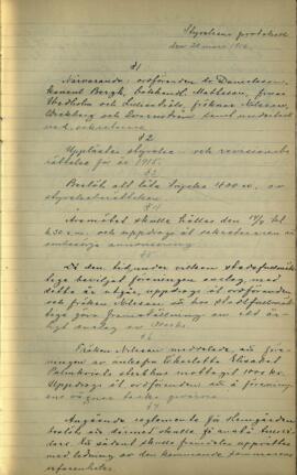 Styrelseprotokoll 1916-03-20