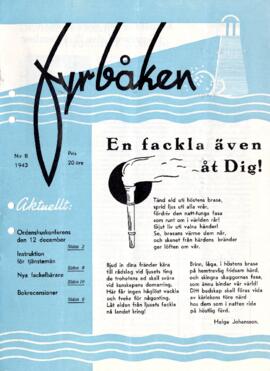 Distriktstidning, Fyrbåken Nr 8, 1943