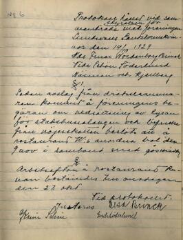 Styrelseprotokoll 1929-10-14