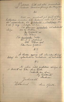 Protokoll 1898-05-14