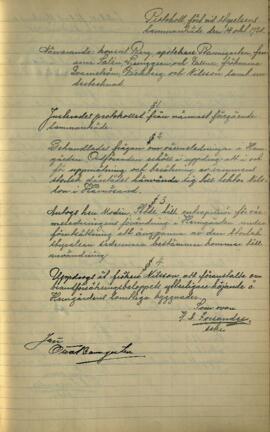 Styrelseprotokoll 1920-10-14
