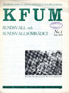 Månadsblad, K.F.U.M i Sundsvall, Nr 1, 1939