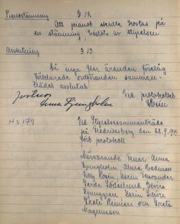 Styrelseprotokoll 1944-09-22