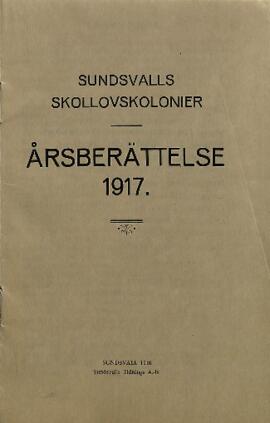 Års- och revisionsberättelse 1917